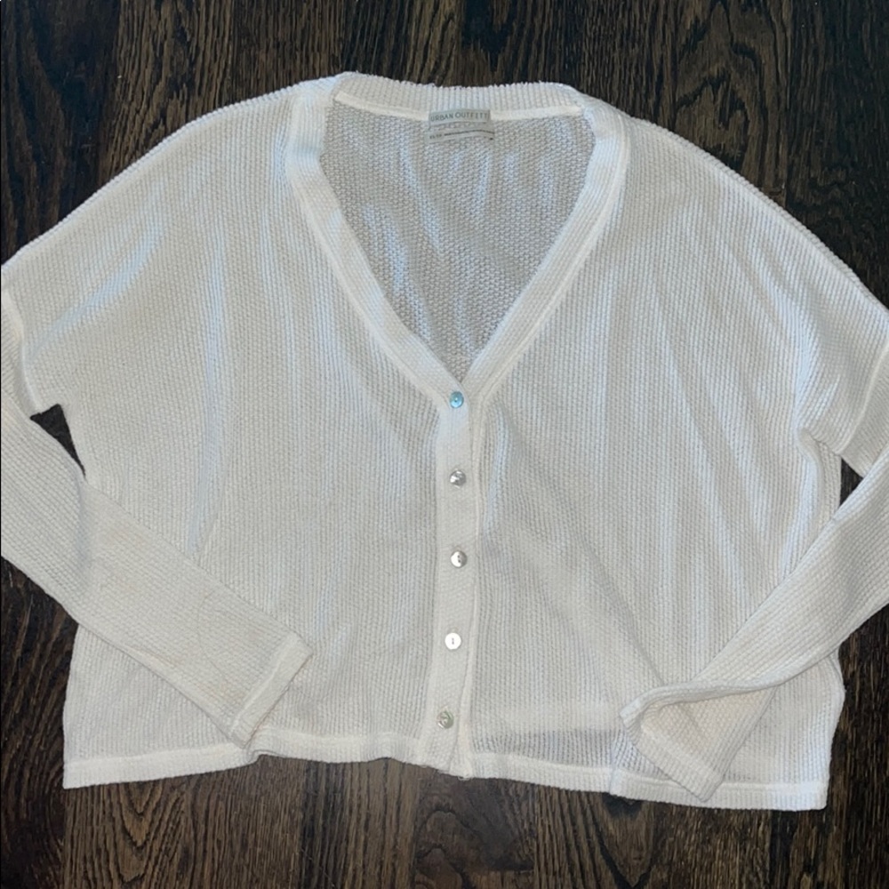 Cream cardigan